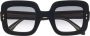 Isabel Marant Eyewear Zonnebril met vierkant montuur Zwart - Thumbnail 1