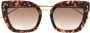 Isabel Marant Eyewear Zonnebril met vlinder montuur Bruin - Thumbnail 1