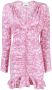 ISABEL MARANT Mini-jurk met bloemenprint Roze - Thumbnail 1