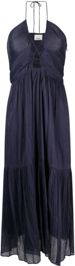 ISABEL MARANT Gelaagde maxi-jurk Blauw