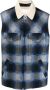 MARANT Kiran geruite bodywarmer Blauw - Thumbnail 1
