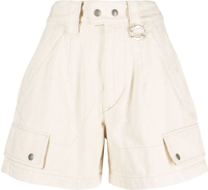ISABEL MARANT High waist shorts Beige