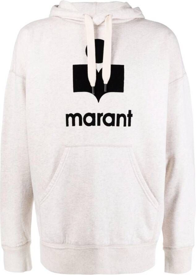 MARANT Hoodie met logo Beige
