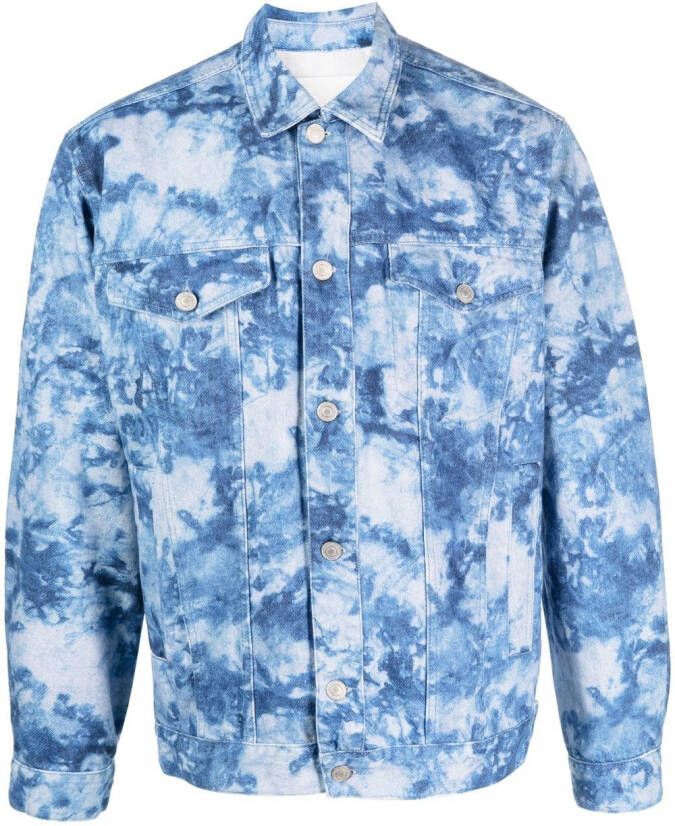 MARANT Jack met camouflageprint Blauw