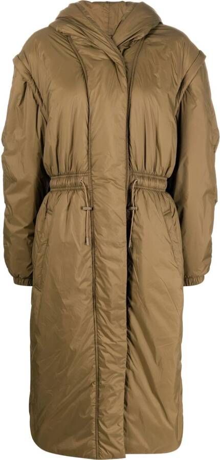 ISABEL MARANT Jas met capuchon Groen
