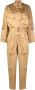 ISABEL MARANT Jumpsuit met gekerfde kraag Beige - Thumbnail 1