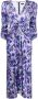 ISABEL MARANT Jurk met bloemenprint Paars - Thumbnail 1