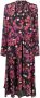 ISABEL MARANT Jurk met bloemenprint Zwart - Thumbnail 1