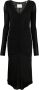 ISABEL MARANT Midi-jurk Zwart - Thumbnail 1