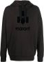 MARANT Hoodie met logoprint Zwart - Thumbnail 1