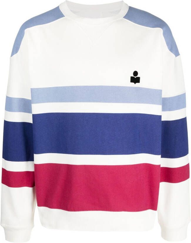 MARANT Sweater met logoprint Blauw