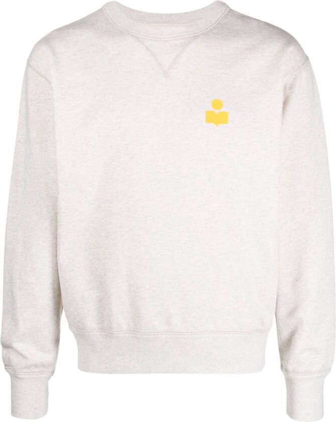 ISABEL MARANT Sweater met logoprint Beige