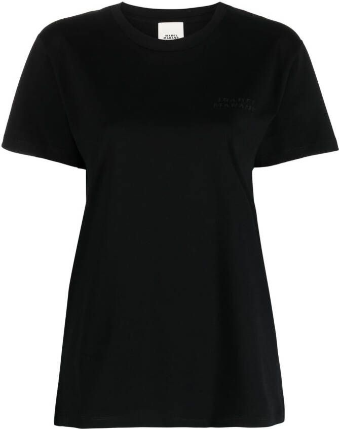 ISABEL MARANT T-shirt met logoprint Zwart