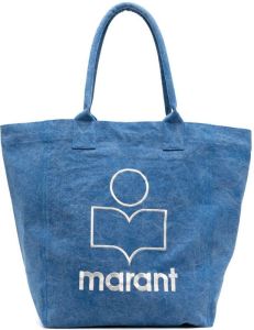 Isabel Marant Shopper met logoprint Blauw