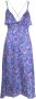 ISABEL MARANT Midi-jurk met bloemenprint Blauw - Thumbnail 1