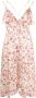 ISABEL MARANT Paysa midi-jurk met bloemenprint Wit - Thumbnail 1