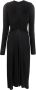ISABEL MARANT Midi-jurk met lange mouwen Zwart - Thumbnail 1
