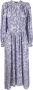 ISABEL MARANT Midi-jurk met paisley-print Blauw - Thumbnail 1
