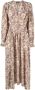 ISABEL MARANT Midi-jurk met paisley-print Geel - Thumbnail 1