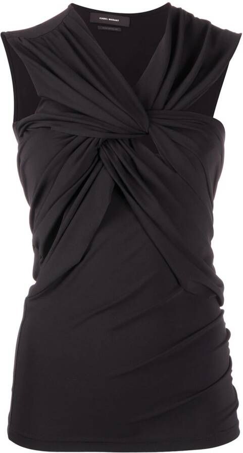 ISABEL MARANT Mouwloze top Zwart