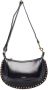 ISABEL MARANT Oskan Moon schoudertas met studs Zwart - Thumbnail 1