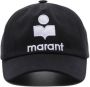 ISABEL MARANT Pet met geborduurd logo Zwart - Thumbnail 1