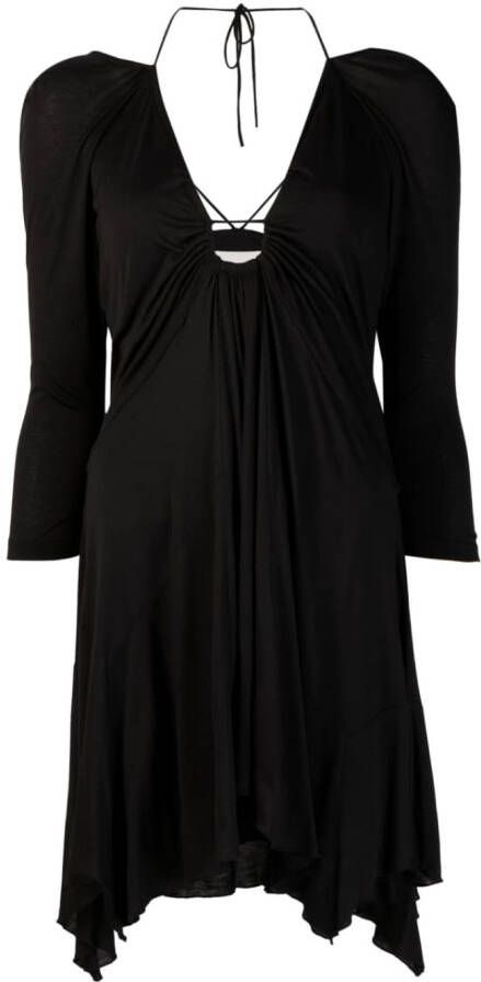 ISABEL MARANT Mini-jurk met halternek Zwart