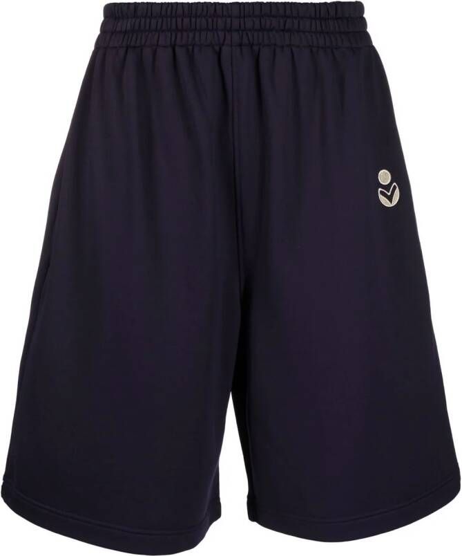 MARANT Shorts met logoprint Blauw