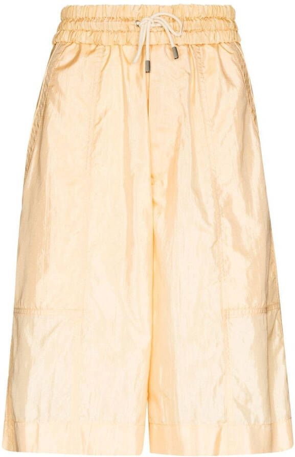 ISABEL MARANT Shorts met trekkoordtaille Geel
