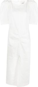 Isabel Marant Midi-jurk met split Wit