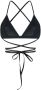 ISABEL MARANT Bikinitop met kruisbandjes Zwart - Thumbnail 1