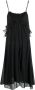 ISABEL MARANT Midi-jurk met vierkante hals Zwart - Thumbnail 1