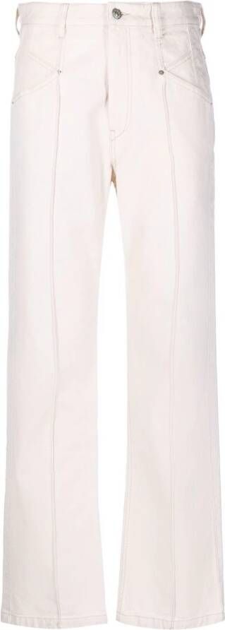 ISABEL MARANT Straight jeans Beige