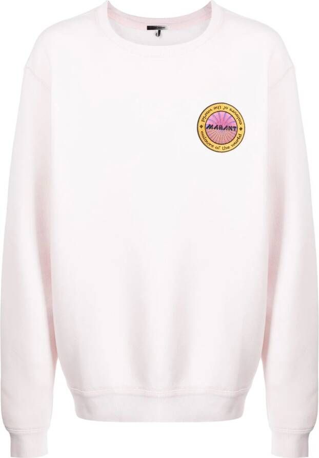 MARANT Sweater met logopatch Roze