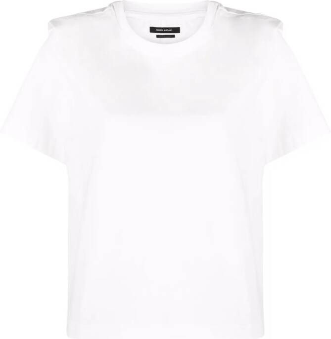 ISABEL MARANT T-shirt met geplooid detail Wit