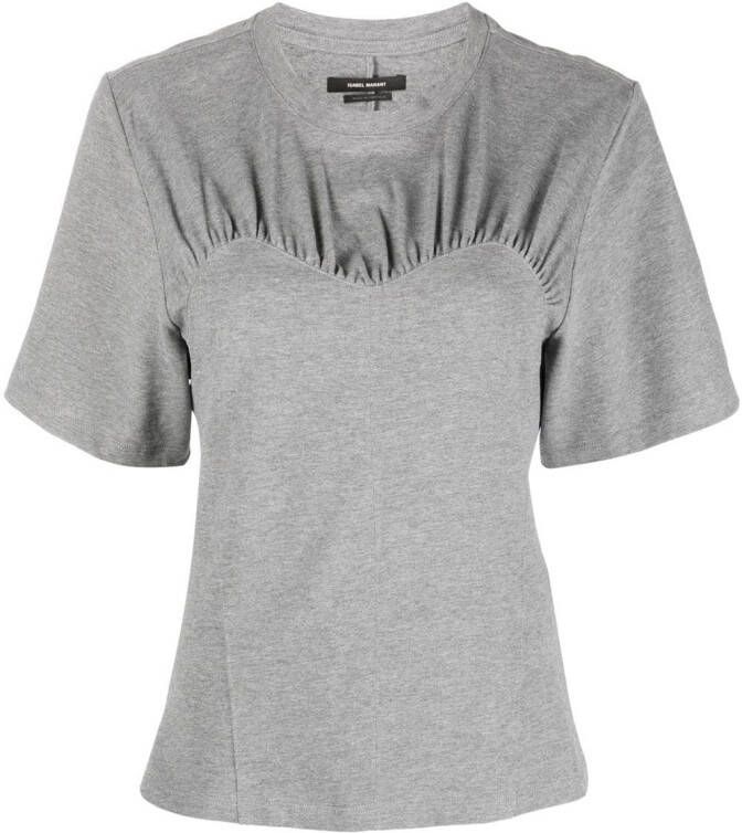 ISABEL MARANT T-shirt met korset Grijs