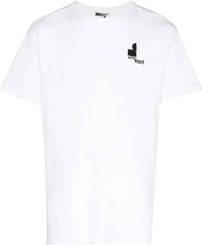 MARANT T-shirt met logoprint Wit