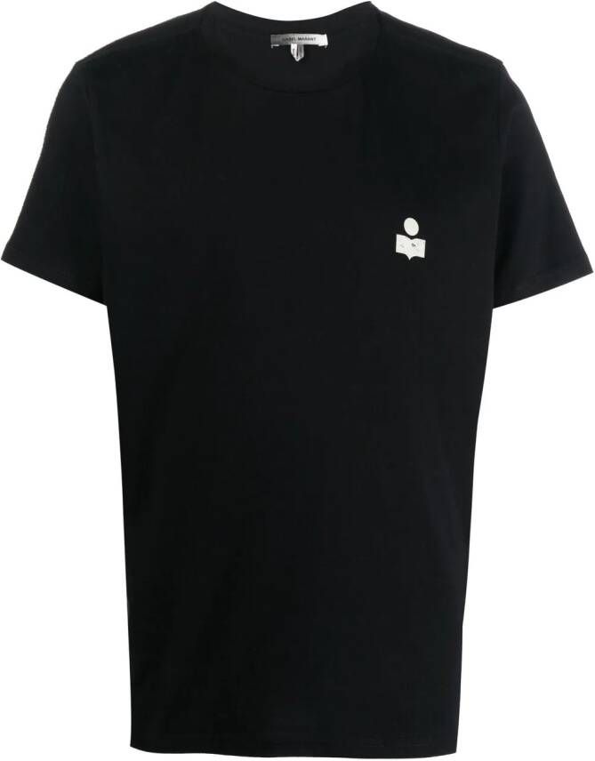 MARANT T-shirt met logoprint Zwart