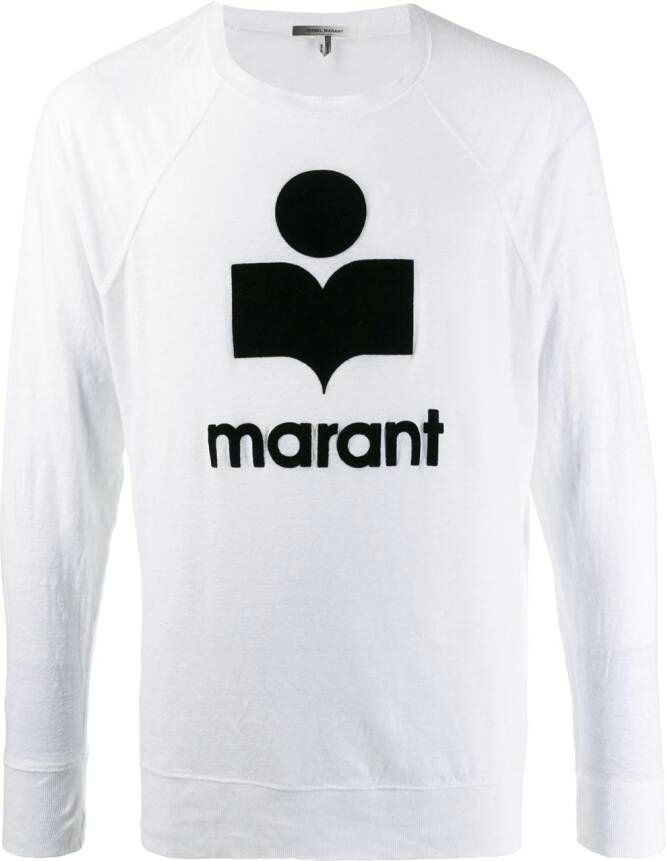 MARANT T-shirt met print Wit