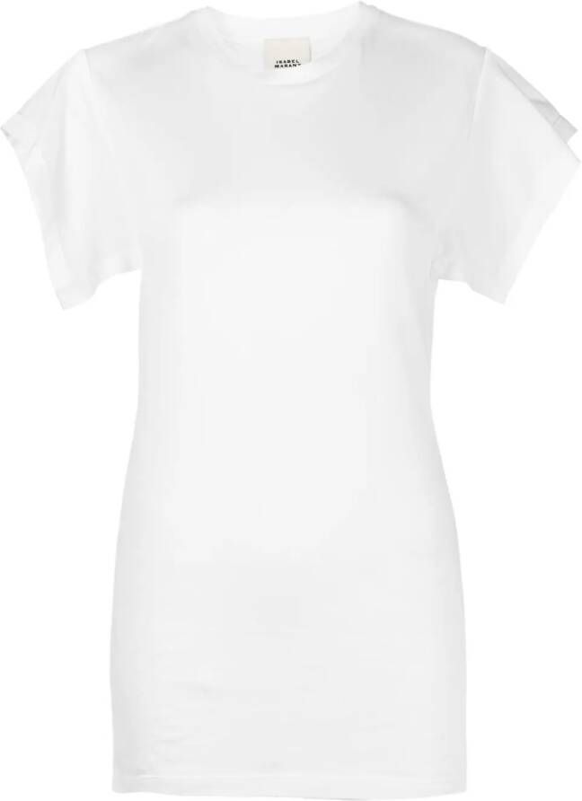 ISABEL MARANT T-shirt met split in de mouwen Wit