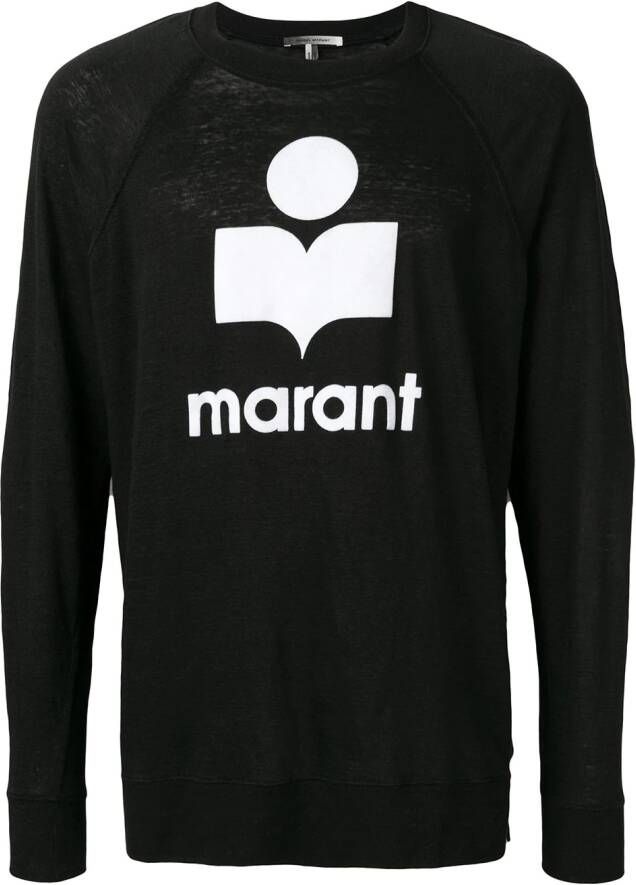 MARANT Trui met logoprint Zwart