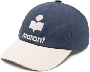 Isabel Marant Pet met geborduurd logo Blauw