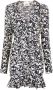 ISABEL MARANT Lara mini-jurk met bloemenprint Zwart - Thumbnail 1