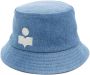 ISABEL MARANT Haley vissershoed met geborduurd logo Blauw - Thumbnail 1