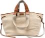 ISABEL MARANT Wardy shopper met geweven design Beige - Thumbnail 1