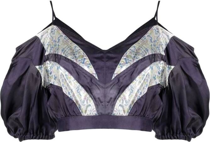 ISABEL MARANT Zijden top Paars