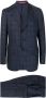 Isaia Geruite blazer Blauw - Thumbnail 1