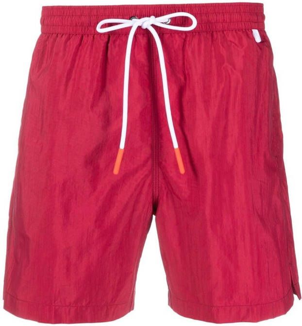 Isaia Zwembroek met trekkoord Rood