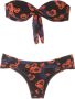 Isolda Bikini met print Blauw - Thumbnail 1