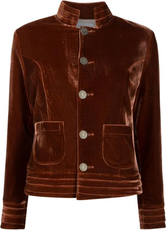 Isolda Fluwelen jack Bruin